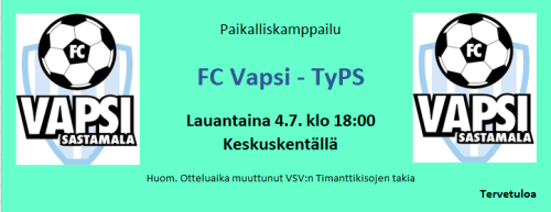 FC Vapsi - TyPS peli (2) FC Vapsi - TyPS peli (2)